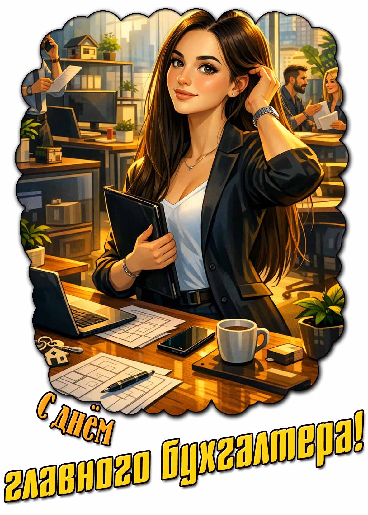 Картинка с днём главного бухгалтера