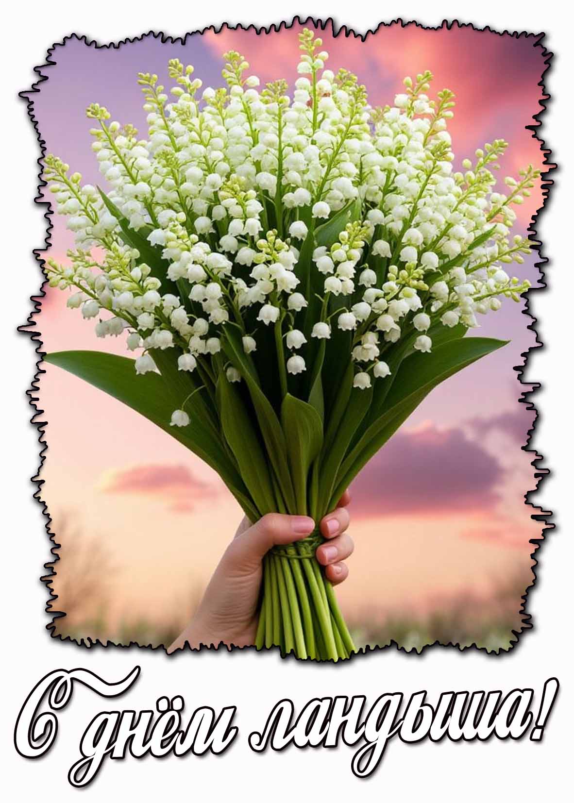 Картинка с днём ландыша