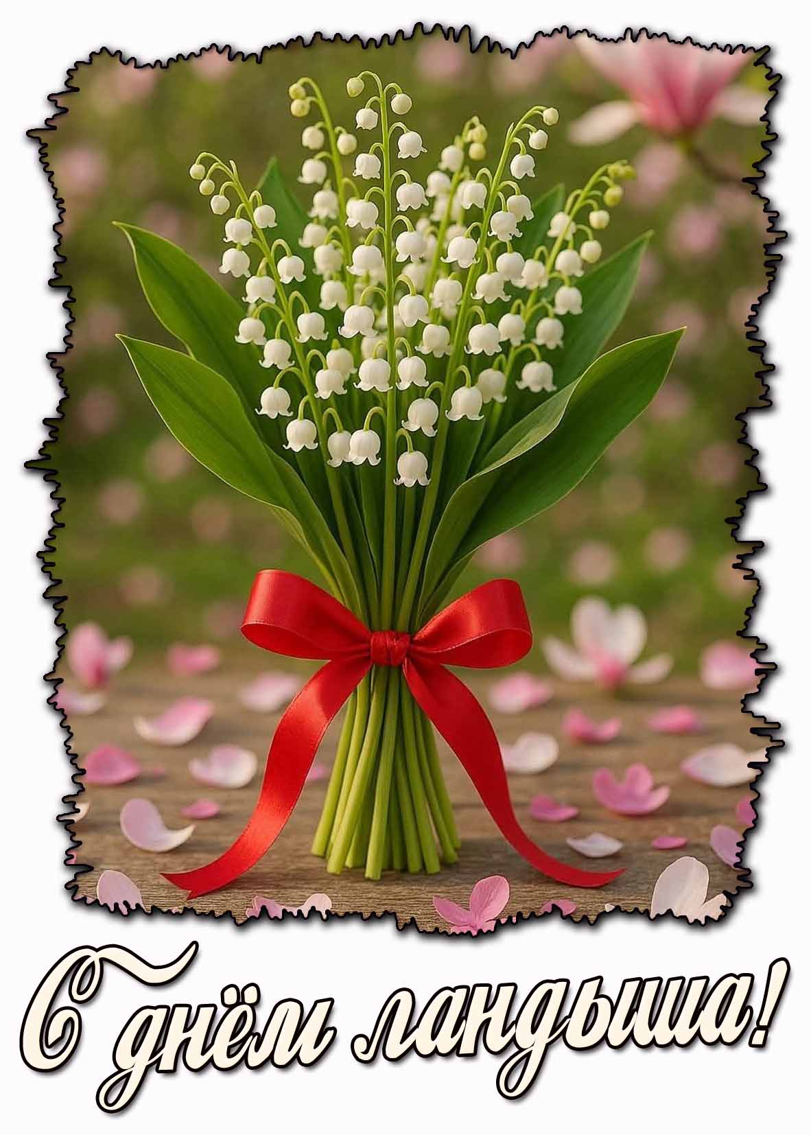 Красивая картинка с днём ландыша