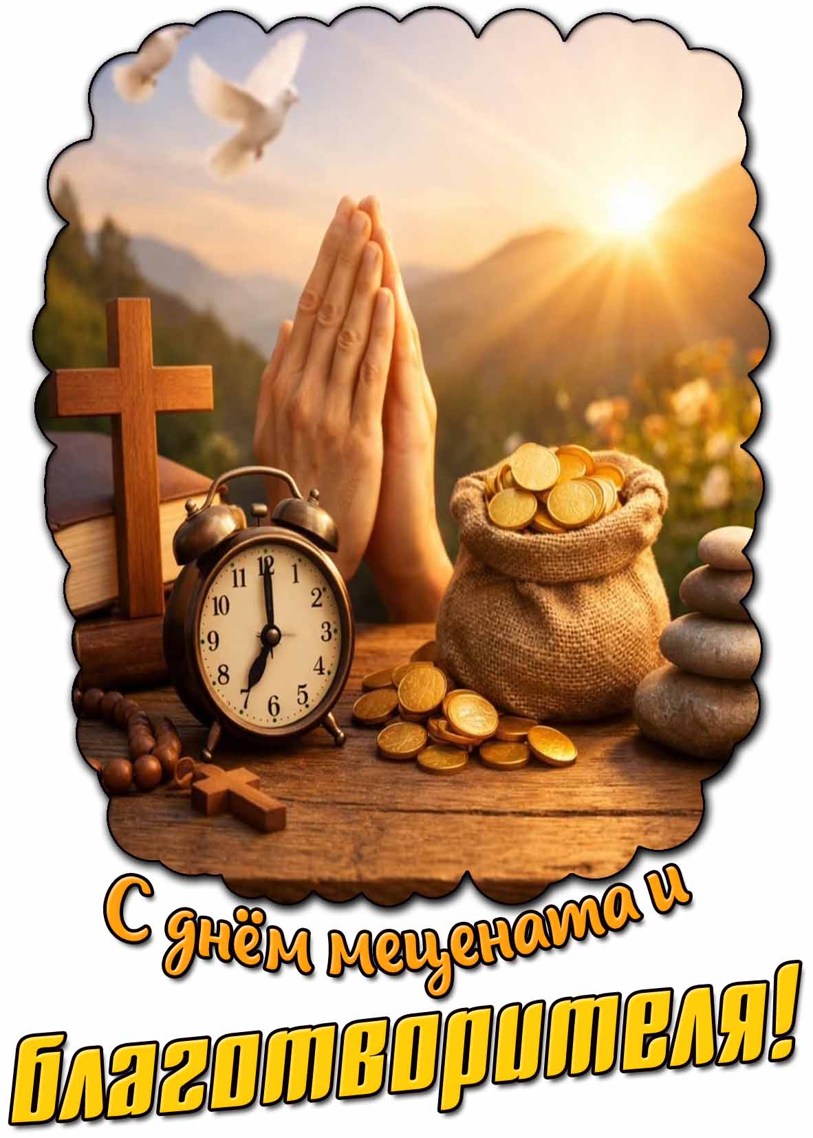 Красивая картинка с днём мецената и благотворителя