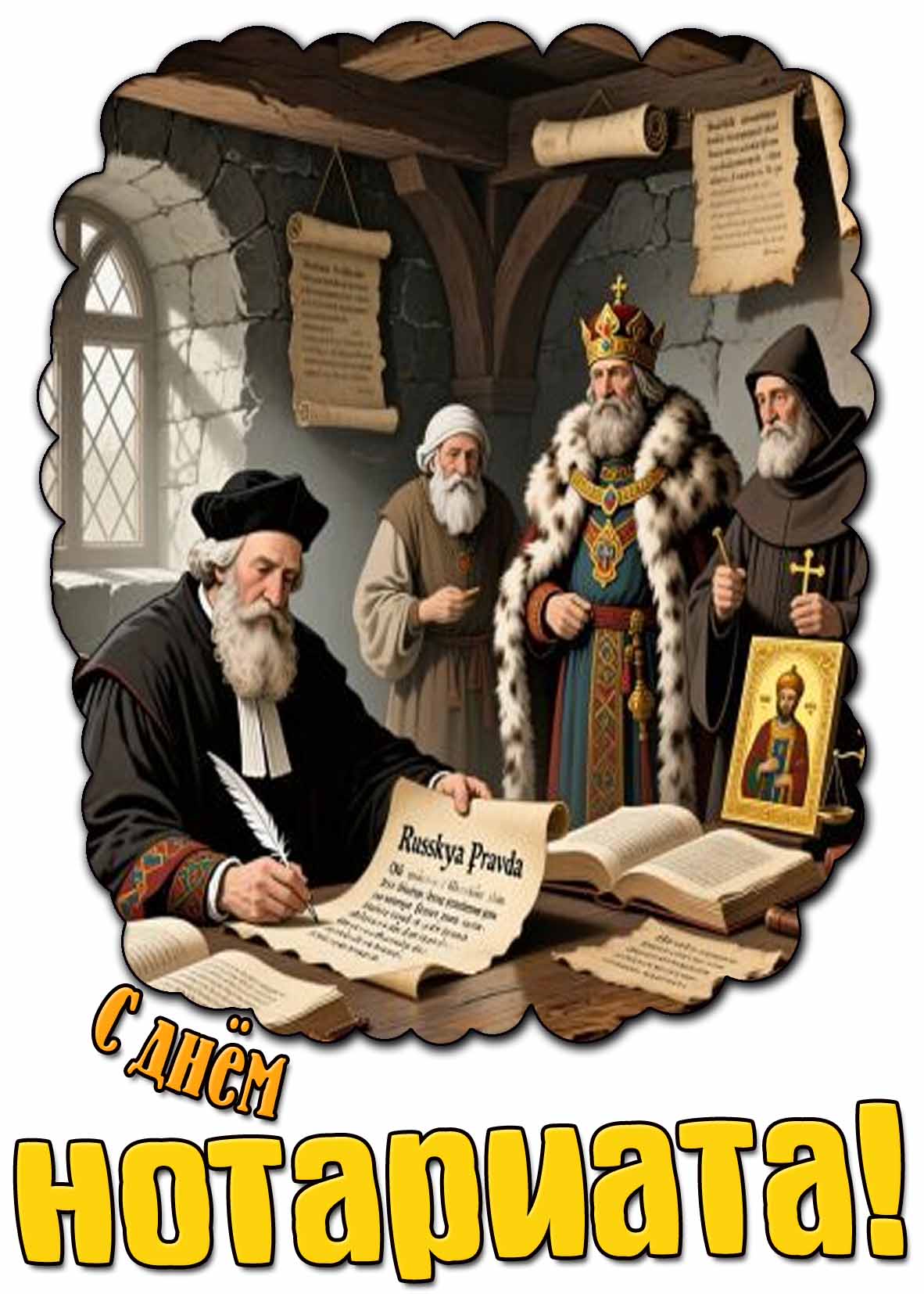 Прикольная картинка с днём нотариата