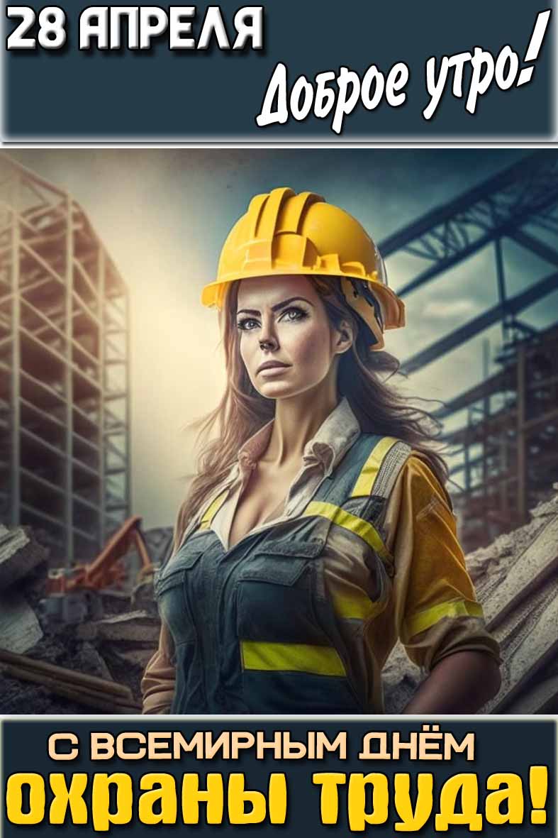 Картинка "28 апреля добре утро! С Всемирным днём охраны труда!"
