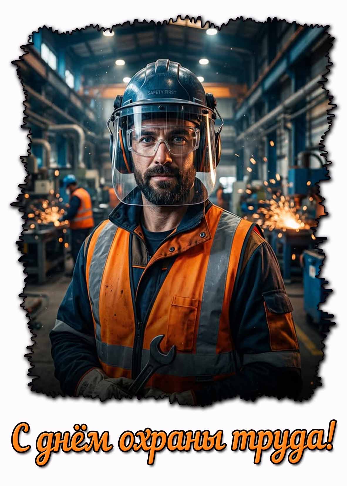 Открытка с днём охраны труда