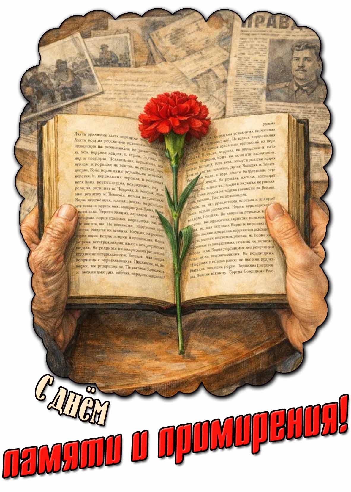 С днём памяти и примирения! - трогательная открытка