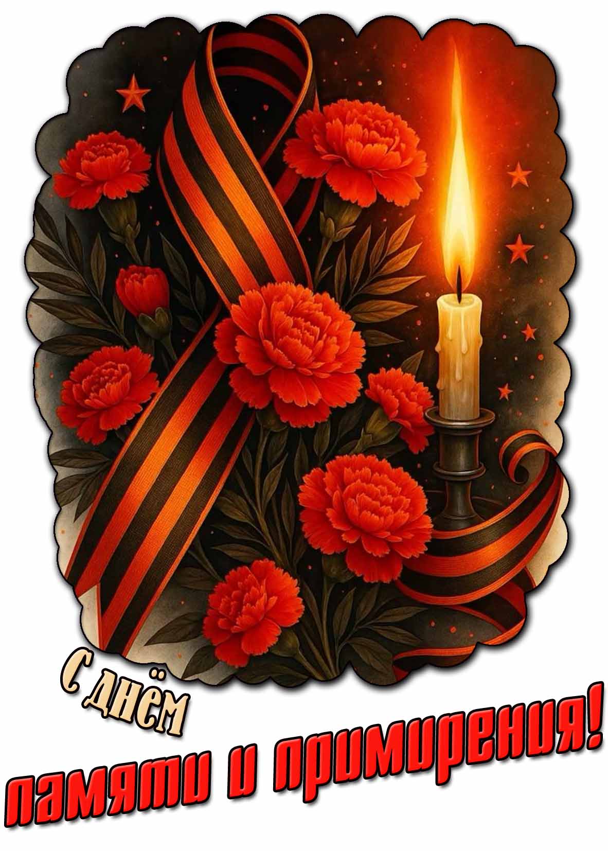 Открытка с днём памяти и примирения