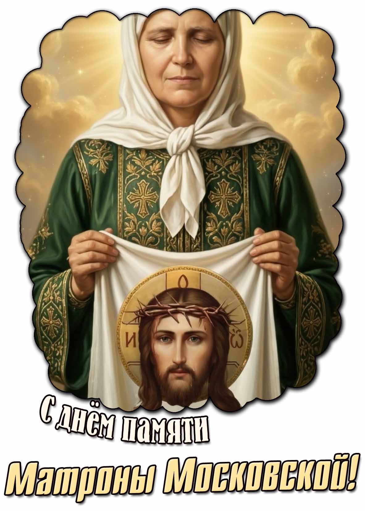 Картинка с днём памяти Матроны Московской