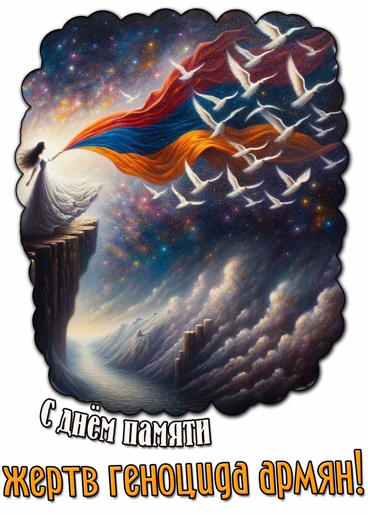 Открытка с днём памяти жертв геноцида армян