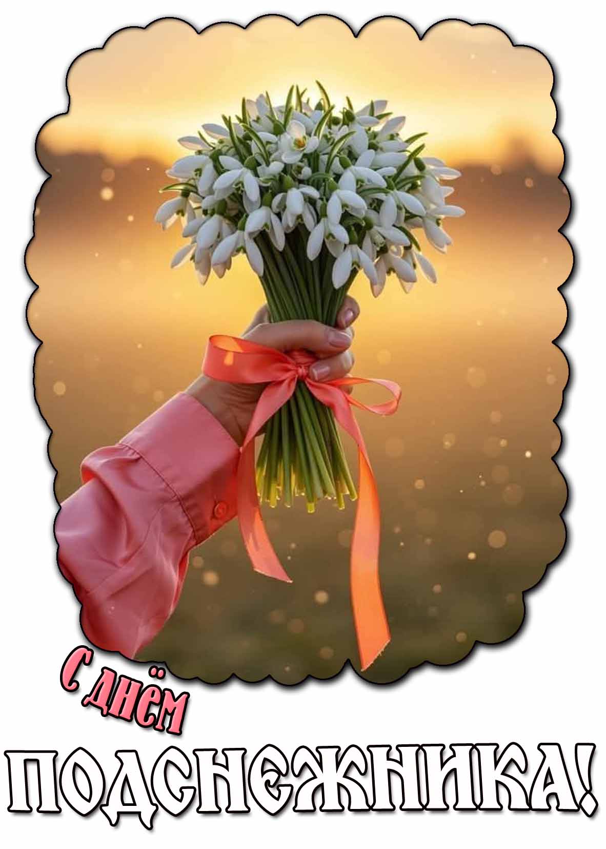 Картинка с днём подснежника