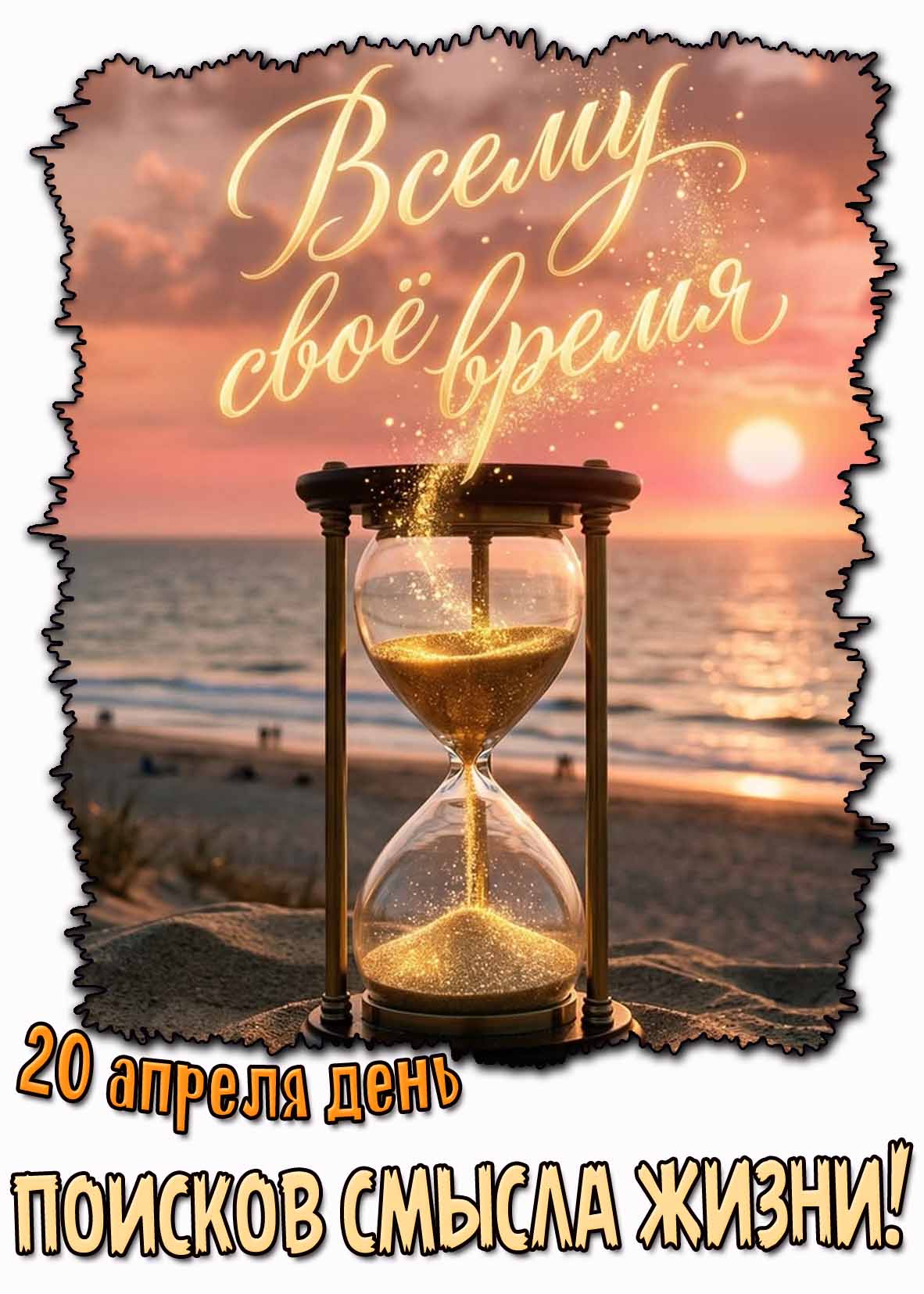 День поисков смысла жизни! - картинка с пожелание