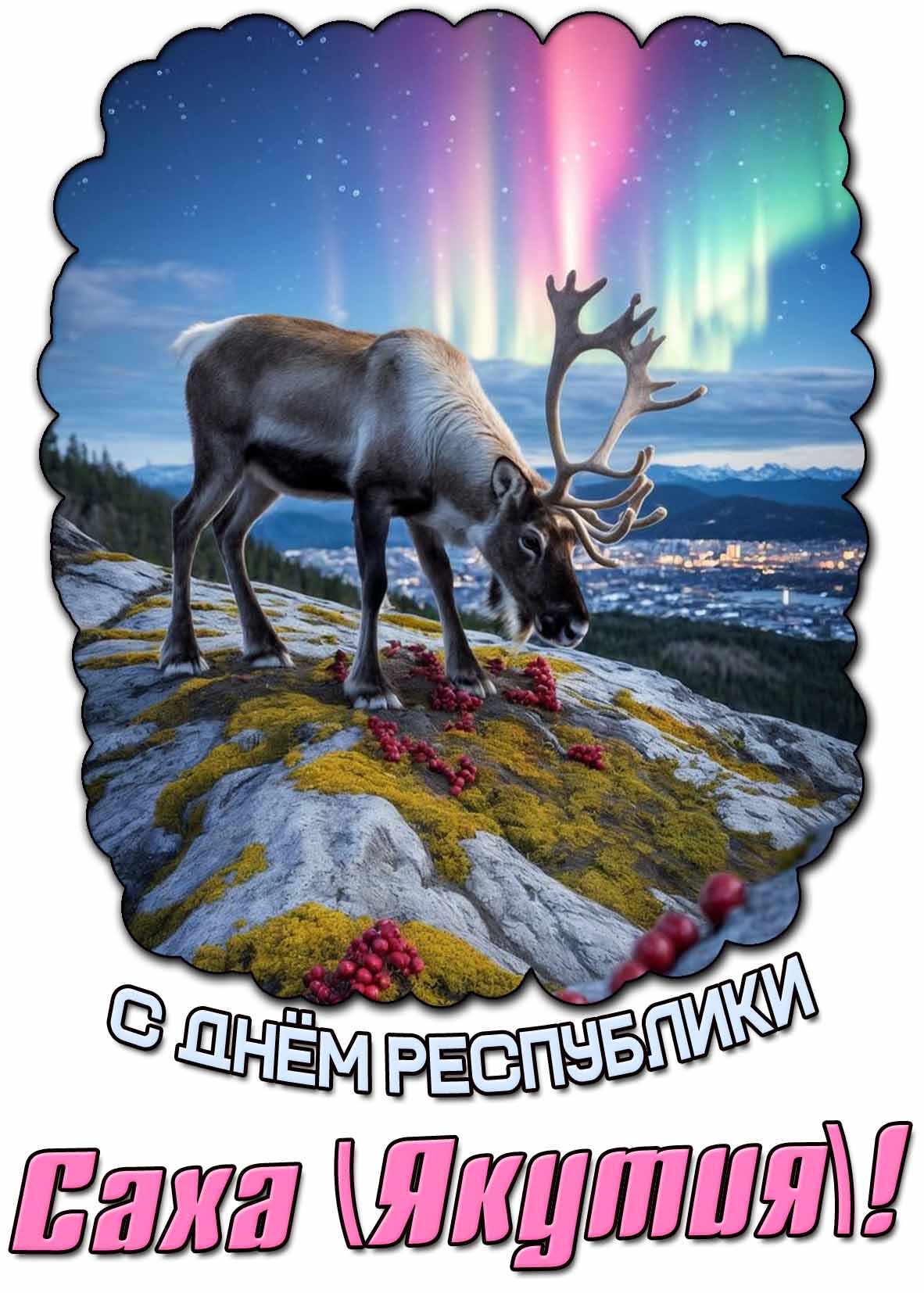Картинка с днём республики Саха (Якутия)