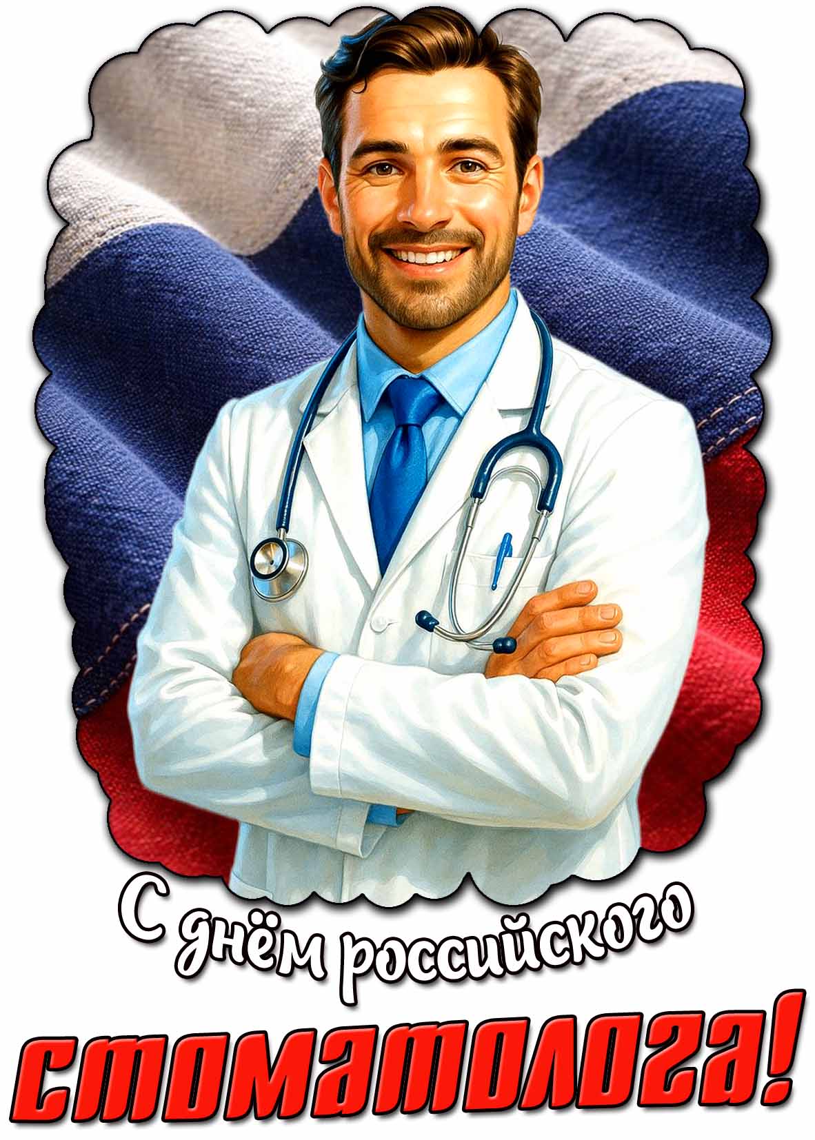 Картинка с днём российского стоматолога
