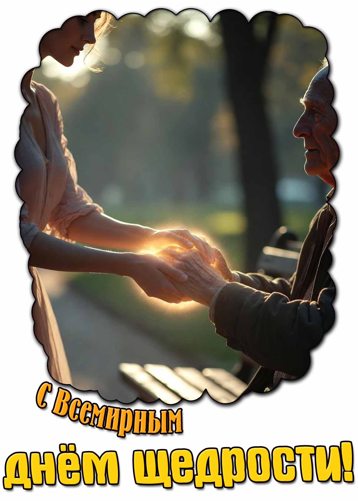 Трогательная картинка с Всемирным днём щедрости