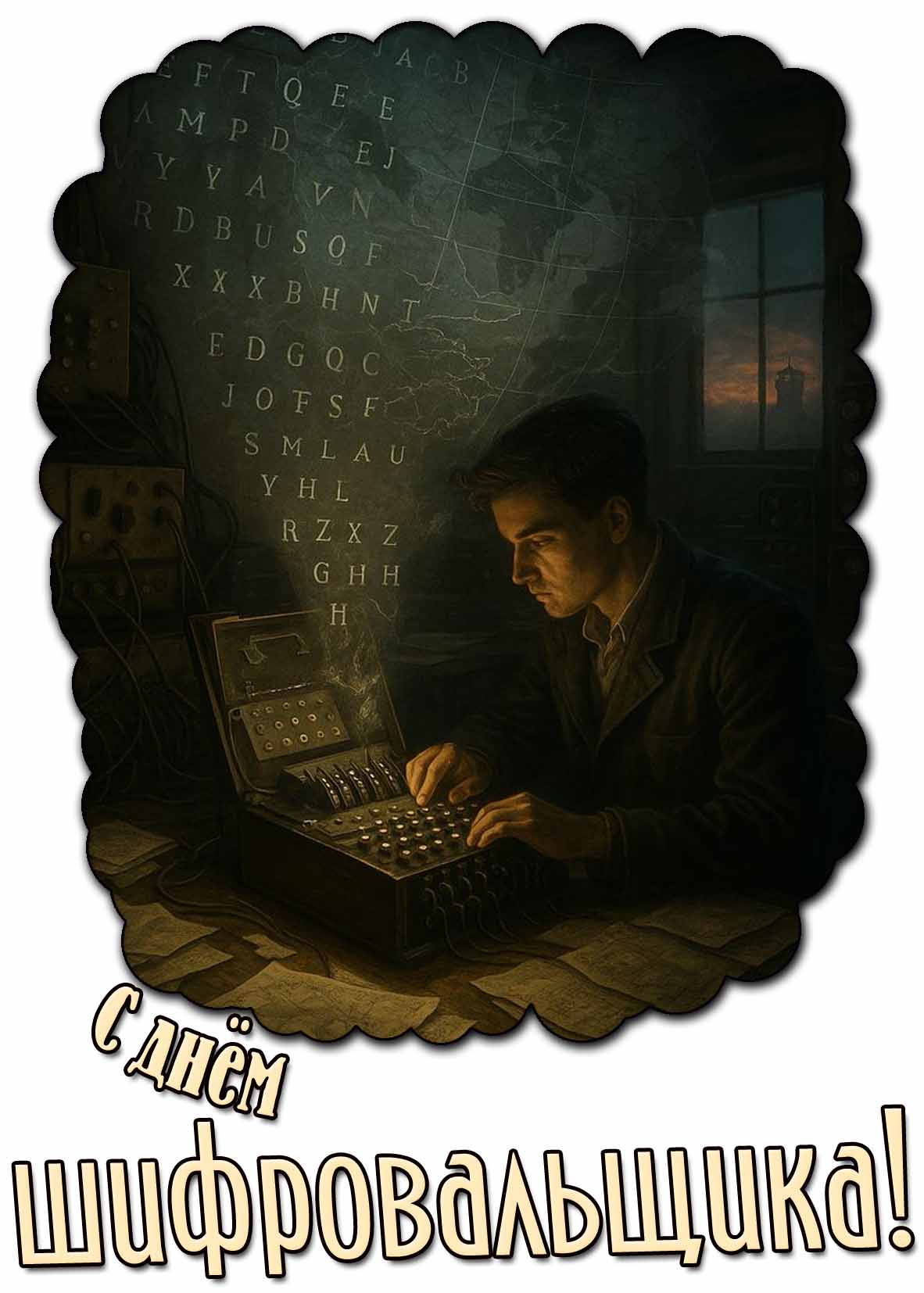 Картинка с днём шифровальщика