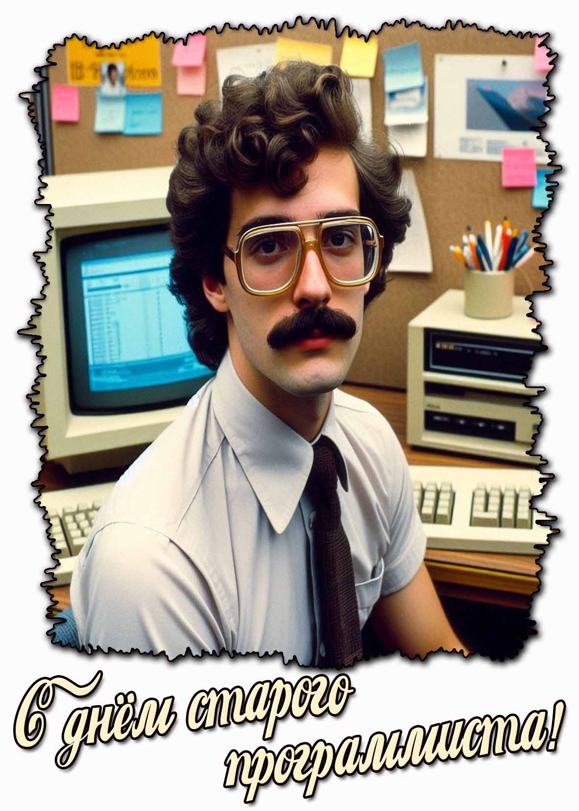 Картинка с днём старого программиста