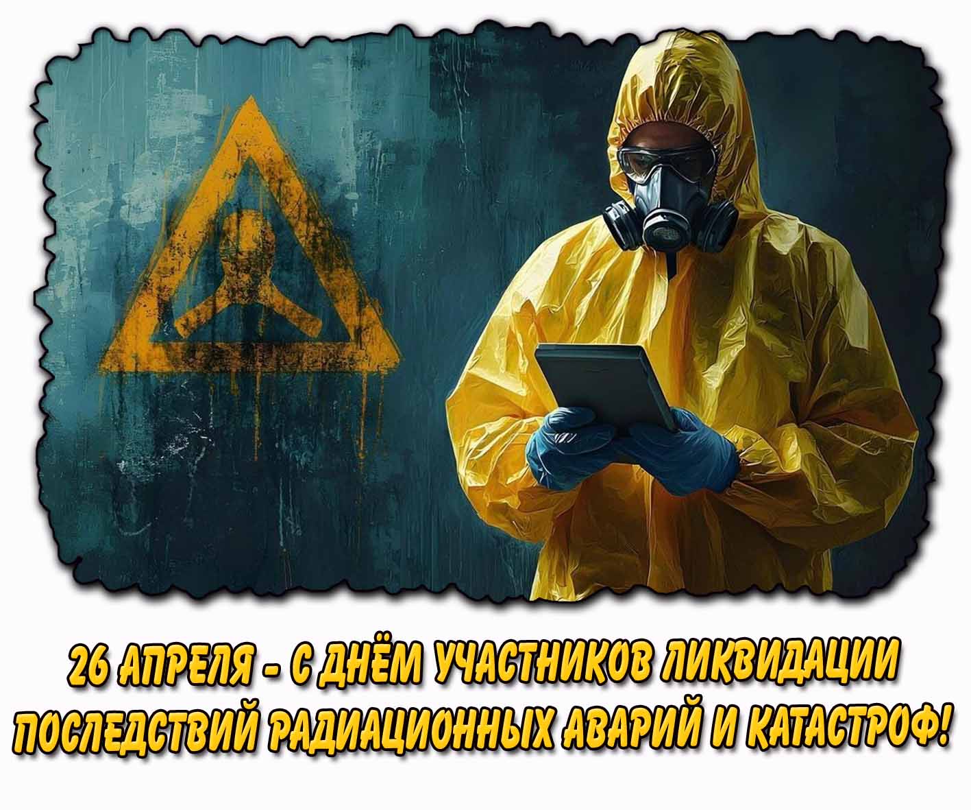 Картинка 26 апреля - С днём участников ликвидации последствий радиационных аварий и катастроф!