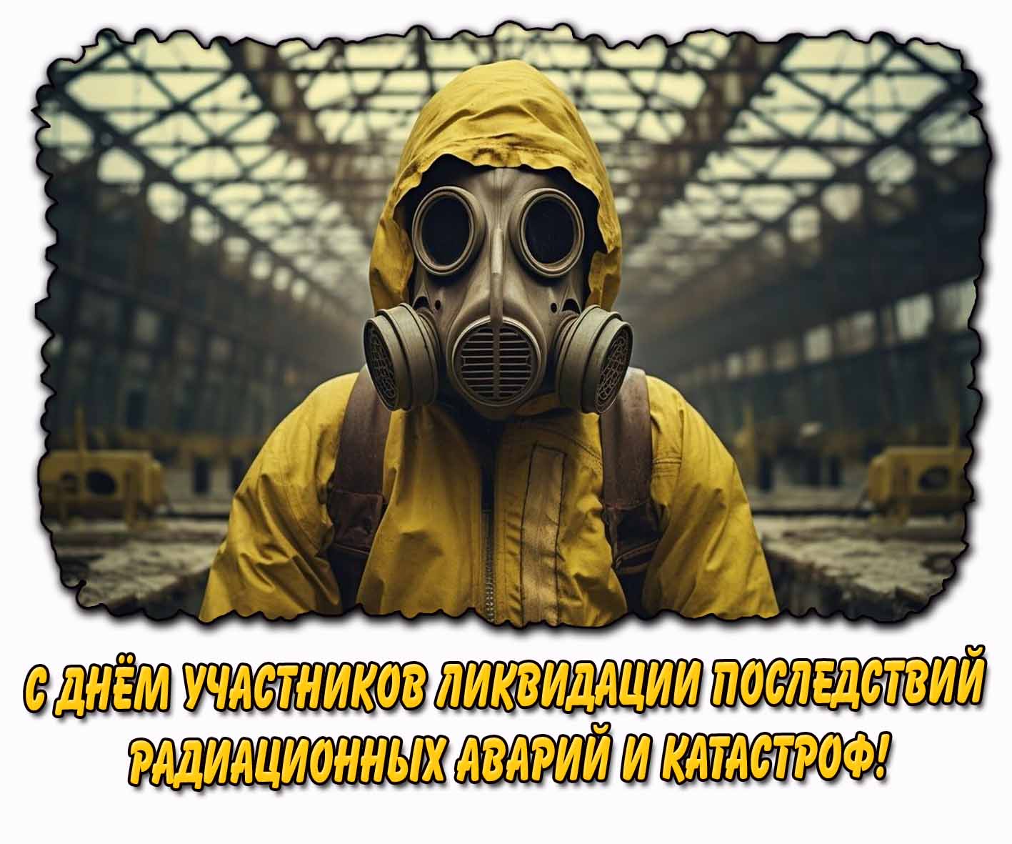 С днём участников ликвидации последствий радиационных аварий и катастроф! - открытка