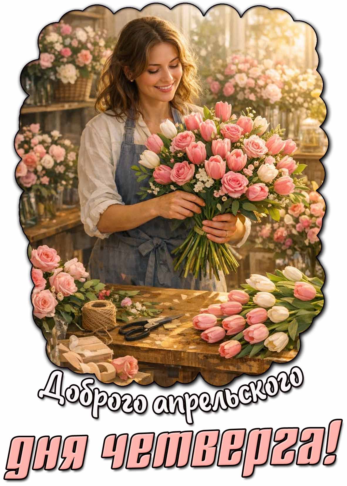 Картинка доброго апрельского дня четверга