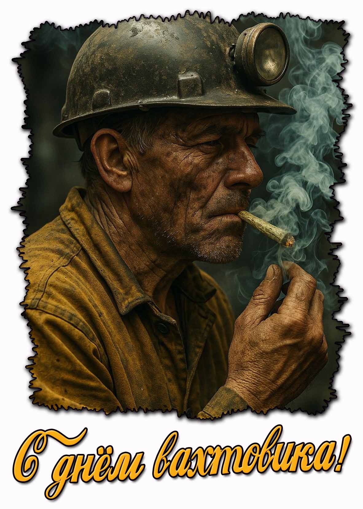 Открытка с днём вахтовика