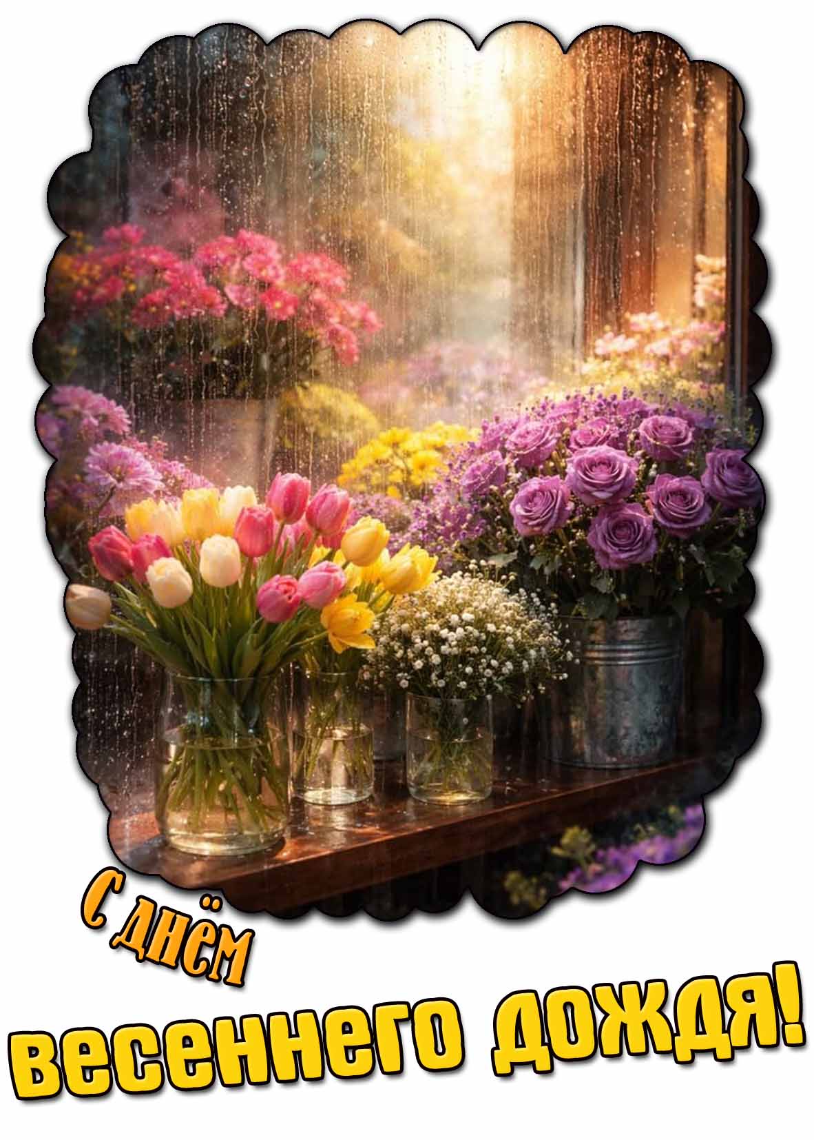 Картинка с днём весеннего дождя