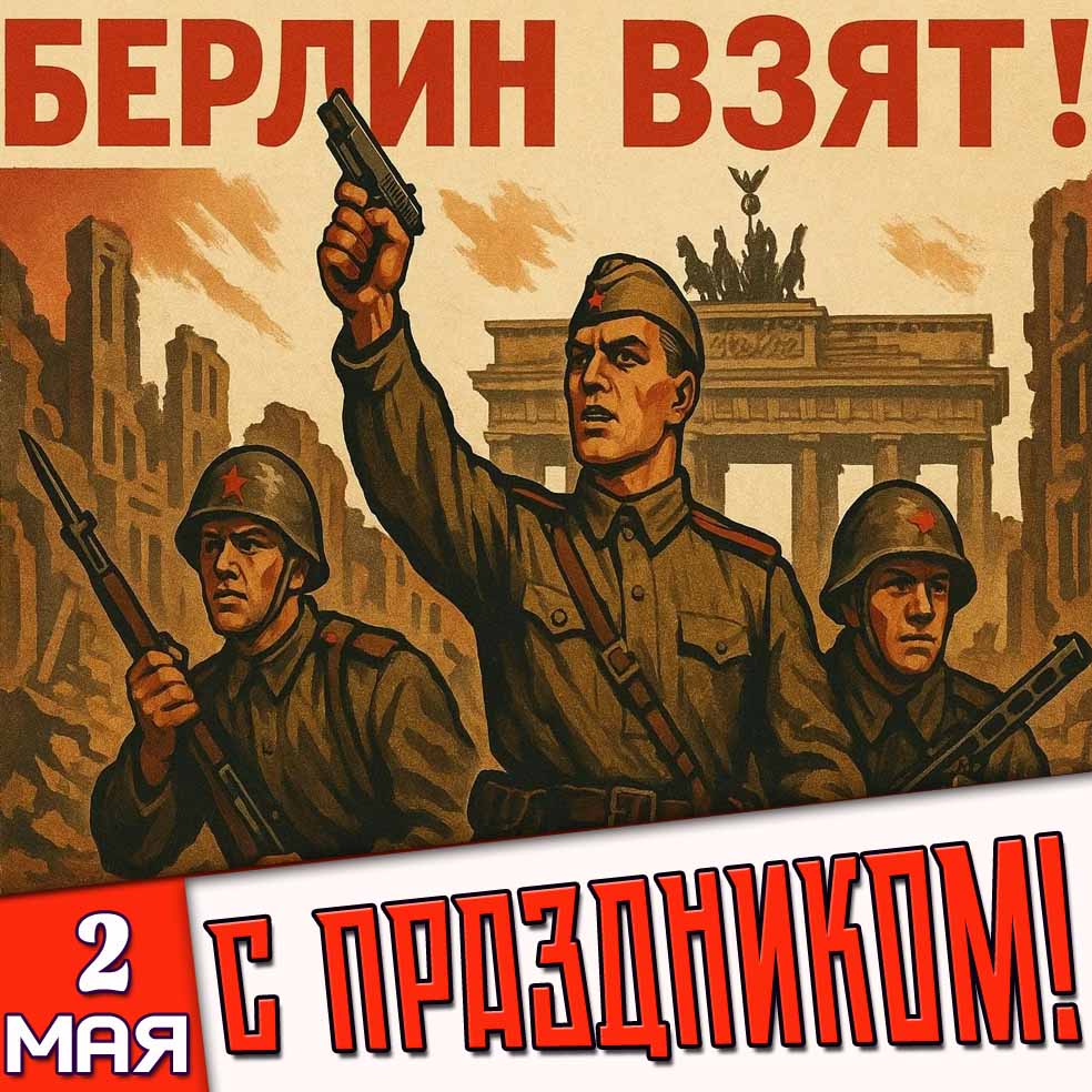 Картинка "2 мая - Берлин взят! С праздником!"