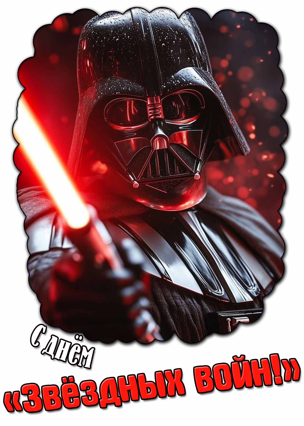С днём Звёздных войн!» - открытка на 4 мая