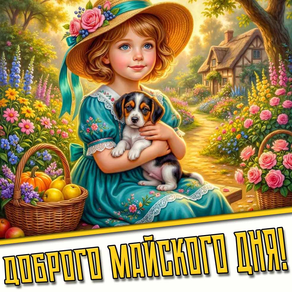Доброго майского дня! - картинка для детей