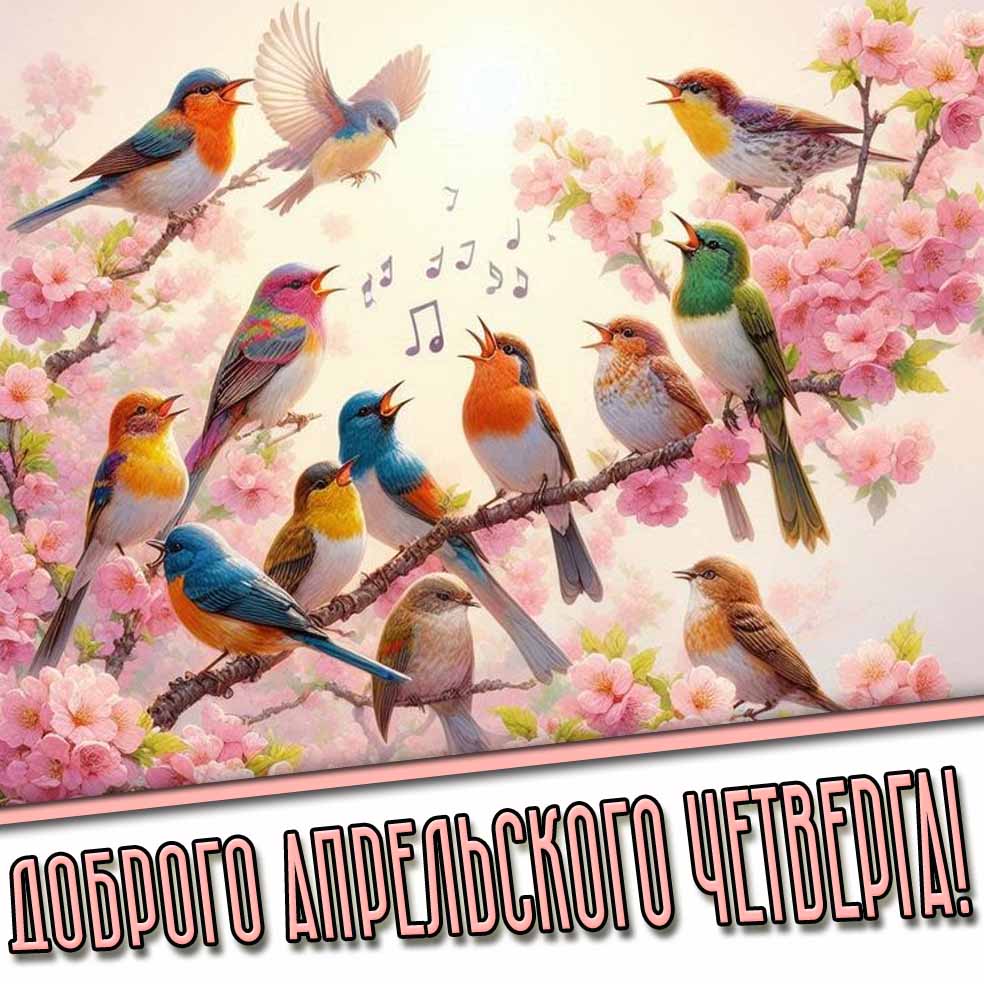 Картинка доброго апрельского четверга