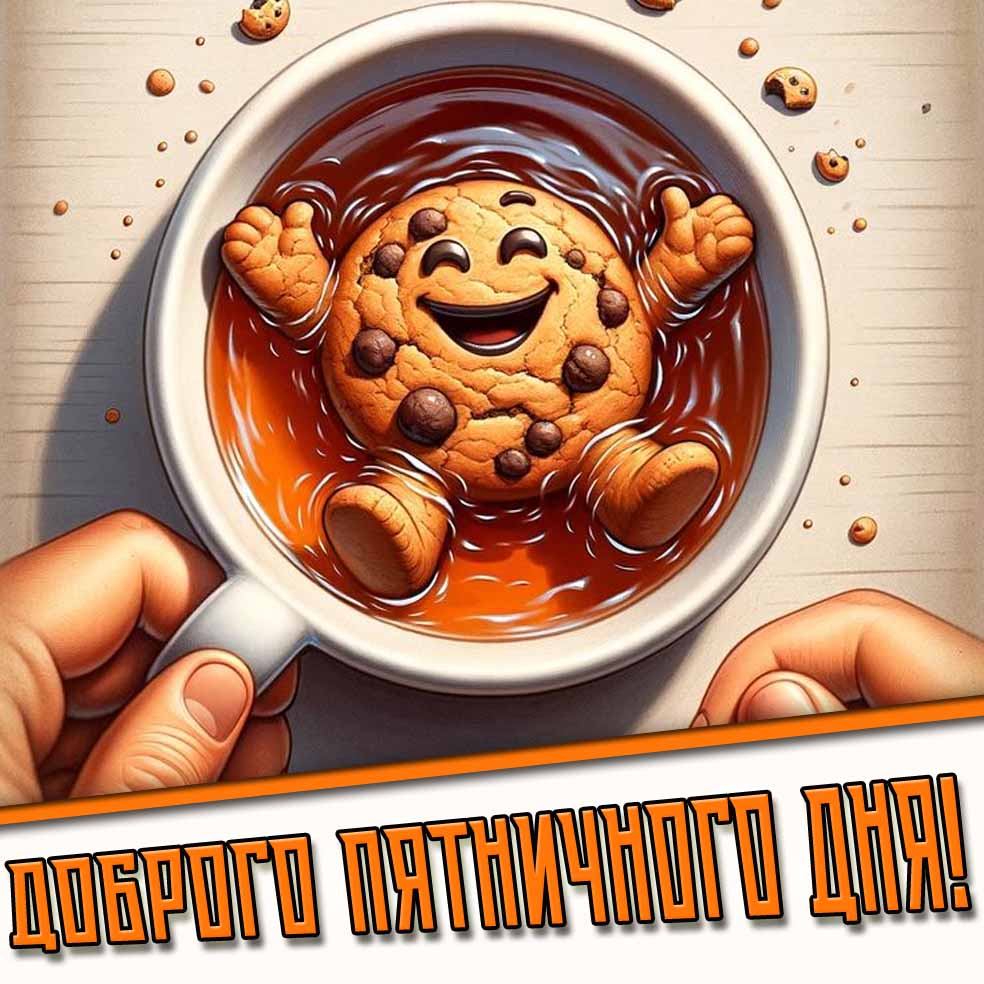 Картинка с надписью "Доброго пятничного дня!"