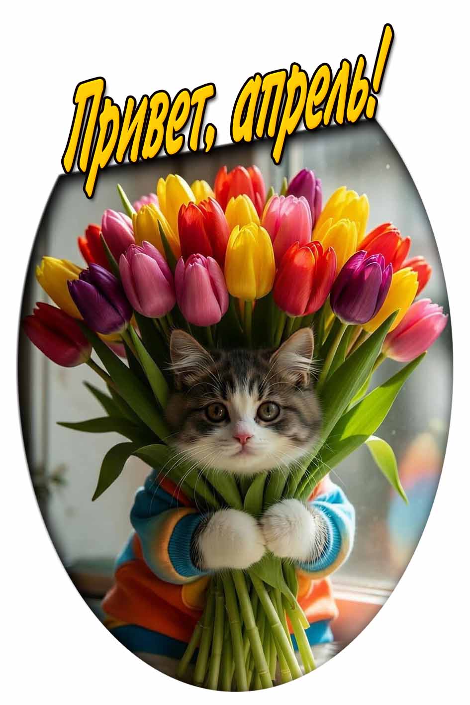 Картинка "Привет, апрель!"