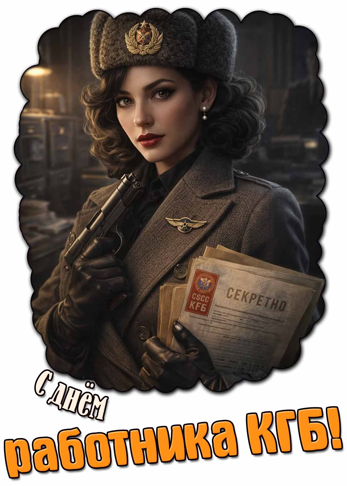 Картинка с днём работника КГБ
