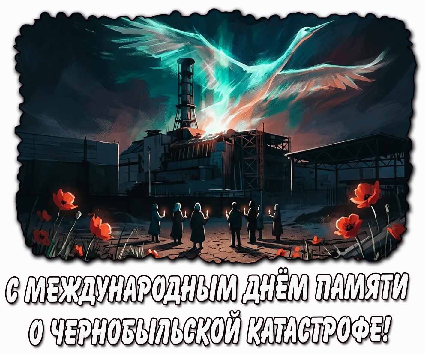 Картинка с Международным днём памяти о Чернобыльской катастрофе