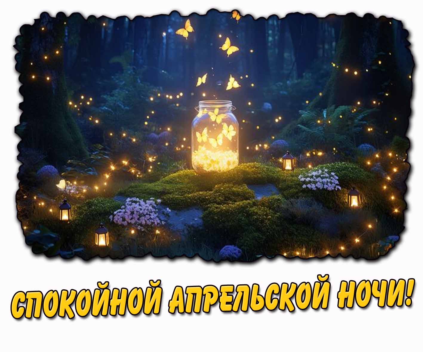 Спокойной апрельской ночи! - картинка
