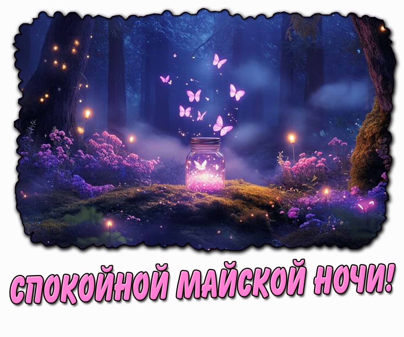 Картинка спокойной майской ночи