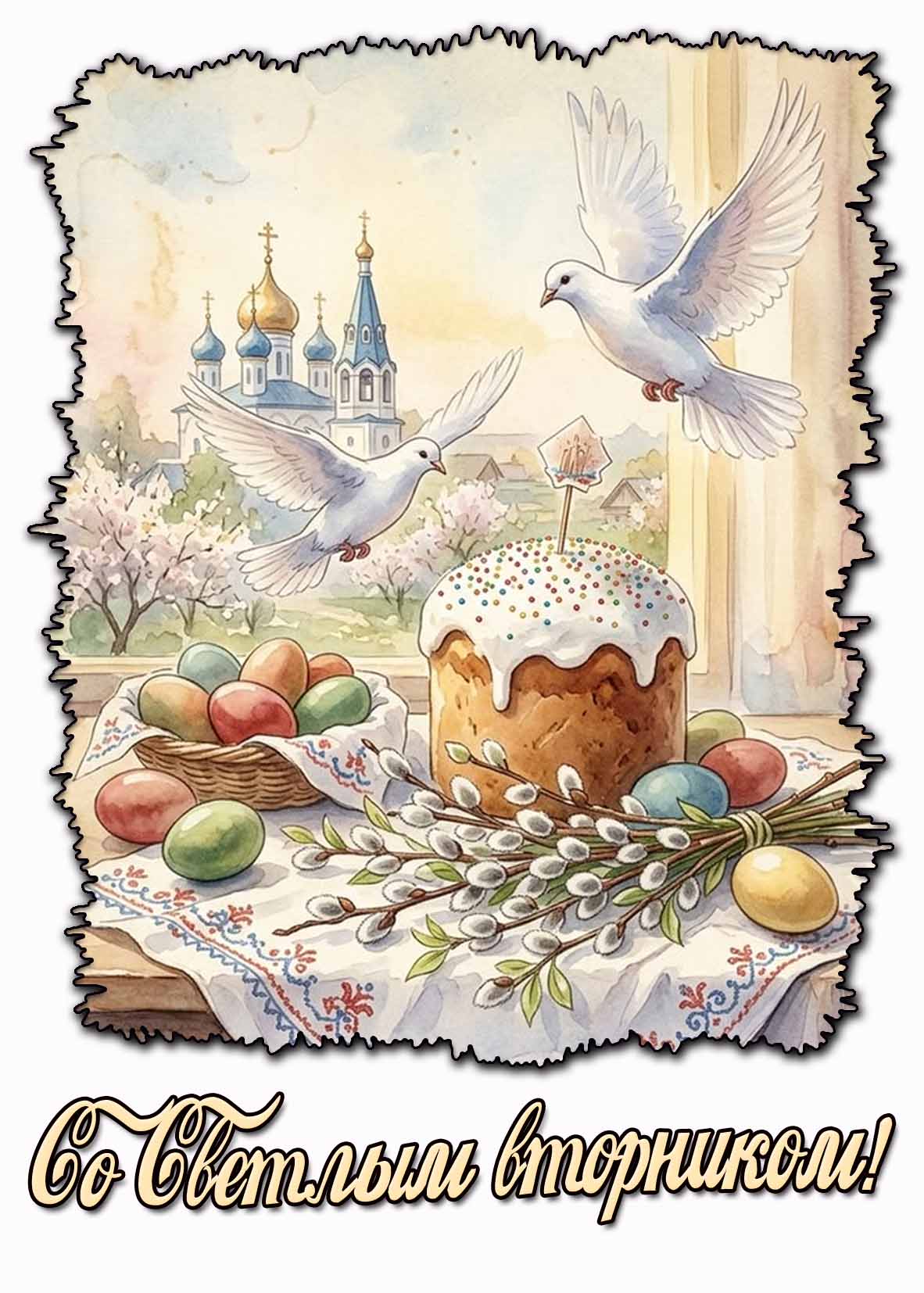 Красивая картинка со Светлым вторником