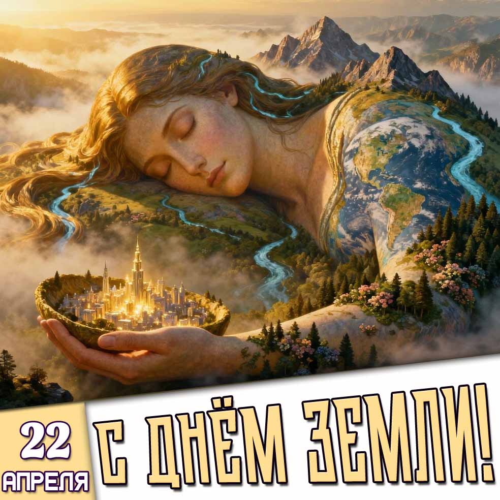 Картинка 22 апреля - с днём Земли!