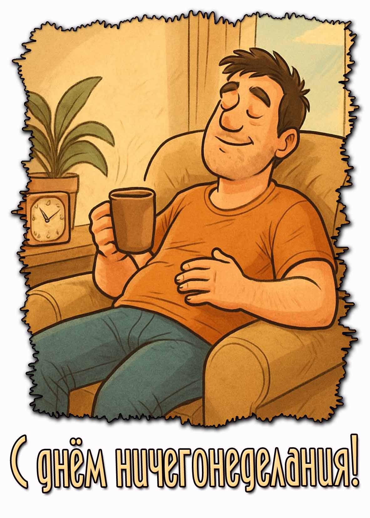 Красивая картинка с днём ничегонеделания