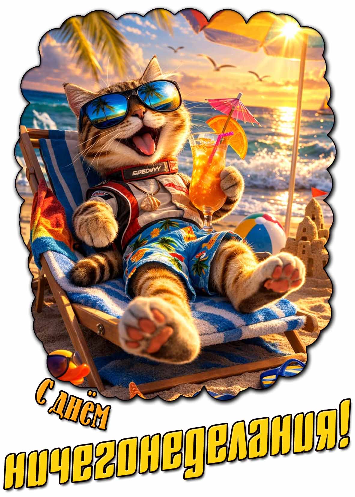 Позитивная картинка с днём ничегонеделания