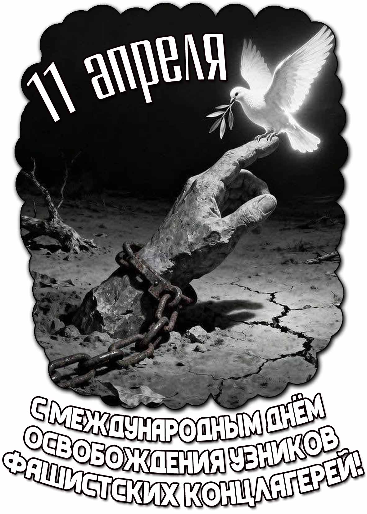 Картинка с Международным днём освобождения узников фашистских концлагерей