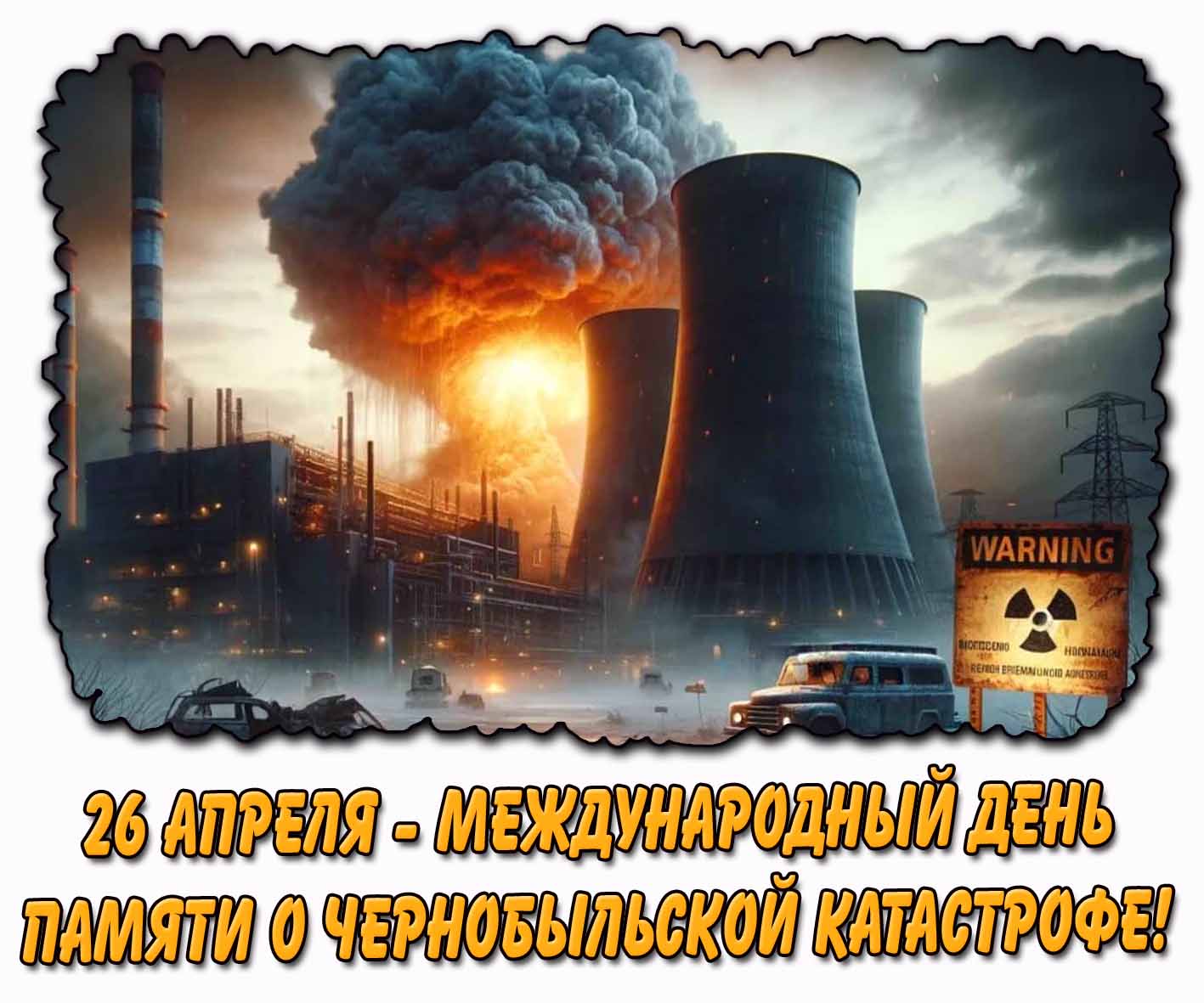 Картинка 26 апреля - Международный день памяти о чернобыльской катастрофе!