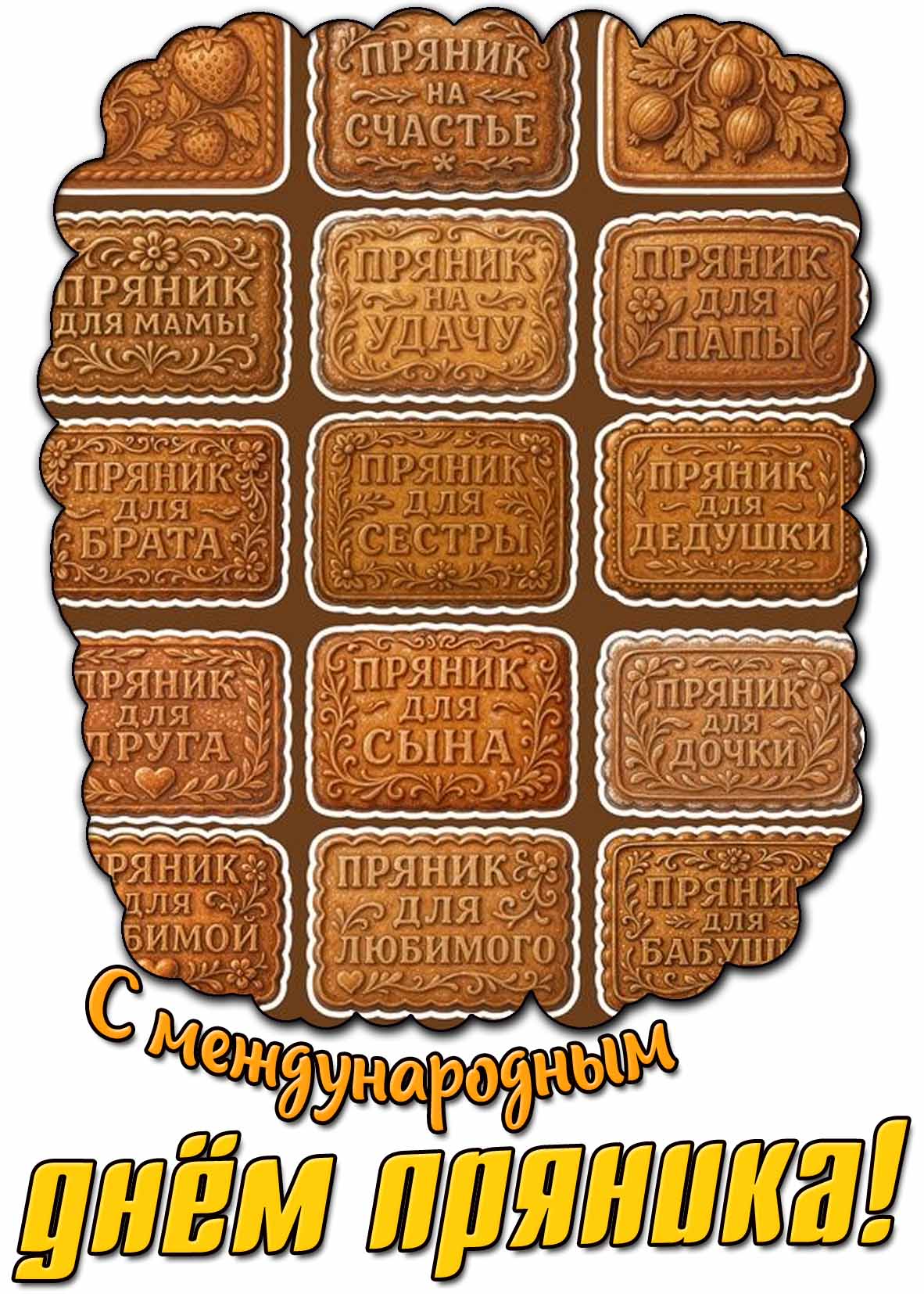 Картинка с Международным днём пряника