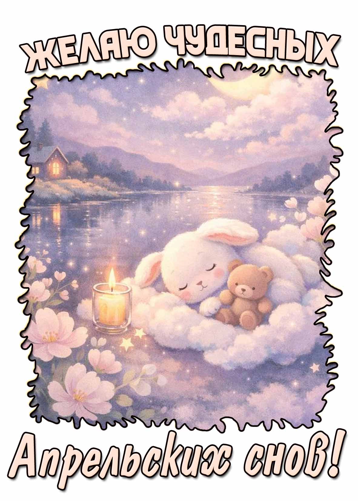 Желаю чудесных апрельских снов! - картинка