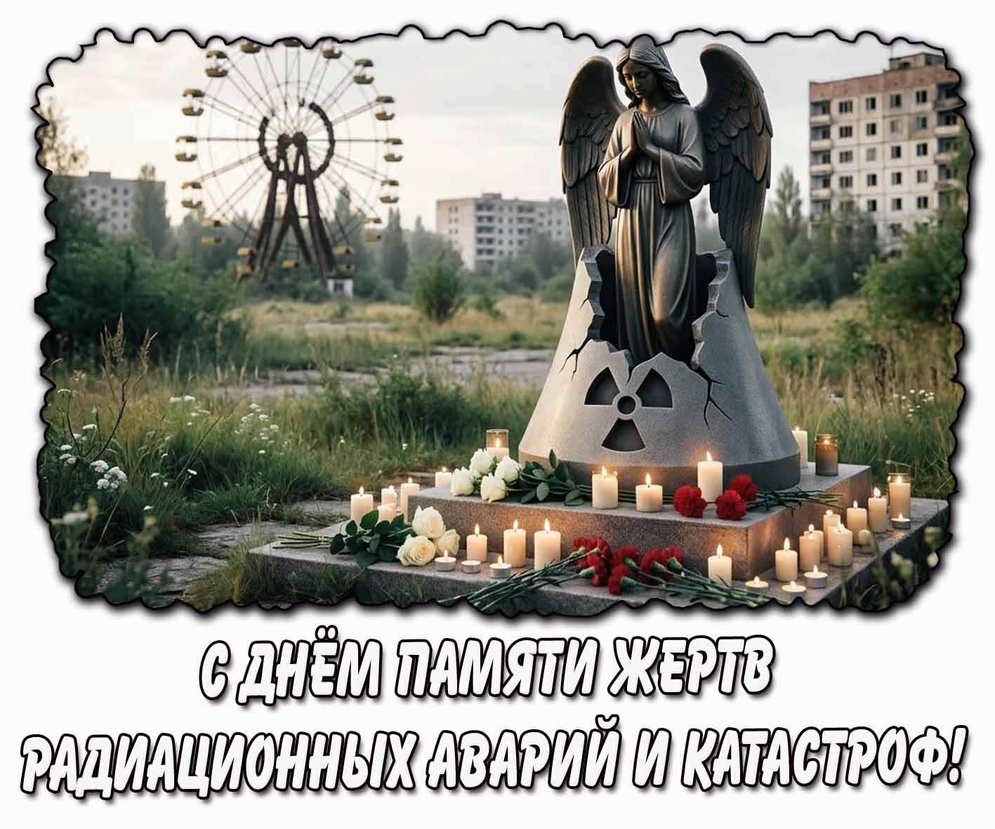 Открытка с днём памяти жертв радиационных аварий и катастроф