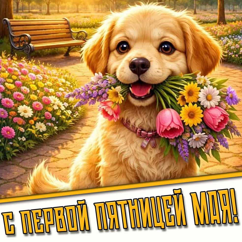 Забавная картинка с первой пятницей Мая