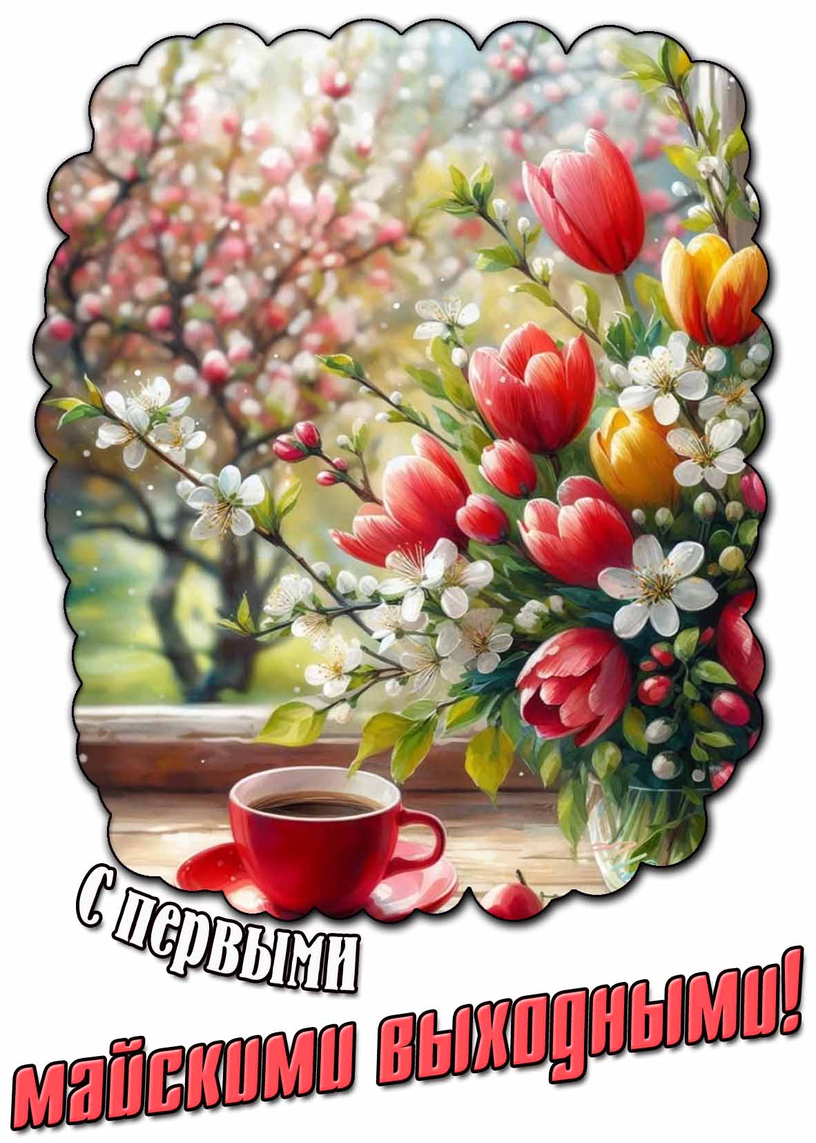 Картинка с первыми майскими выходными