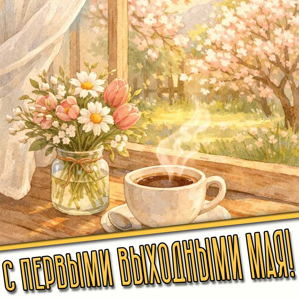 С первыми выходными мая! - красивая картинка