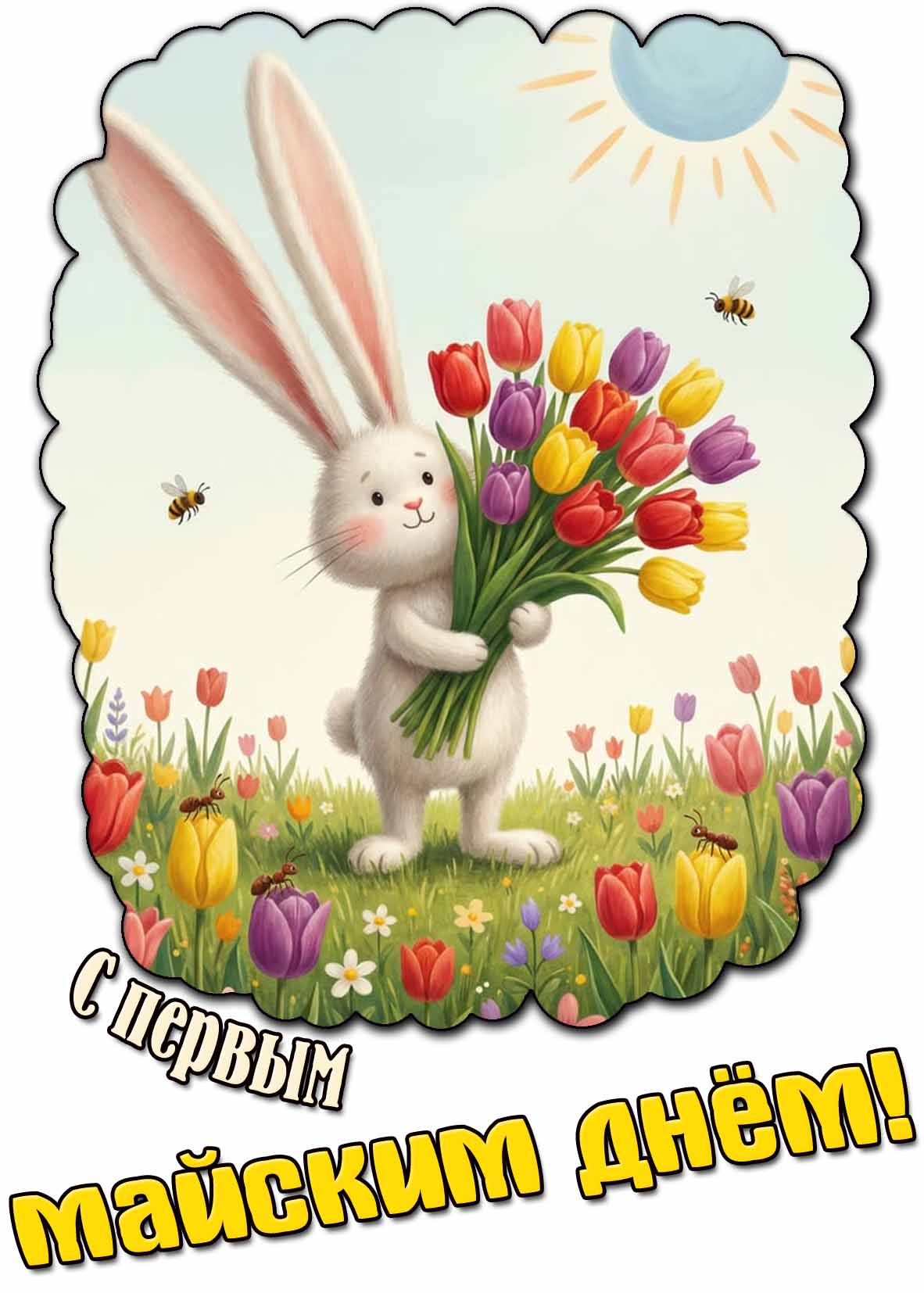 Прикольная картинка с первым майским днём