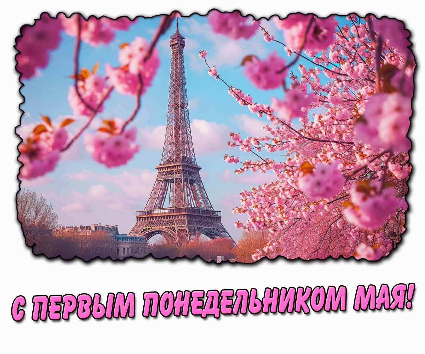 Картинка с первым понедельником Мая