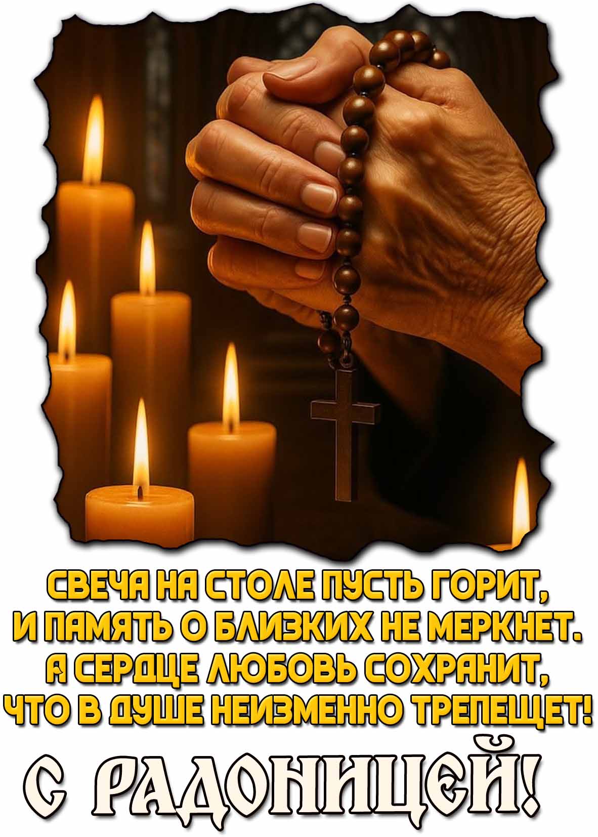 Поздравительная картинка на Радоницу
