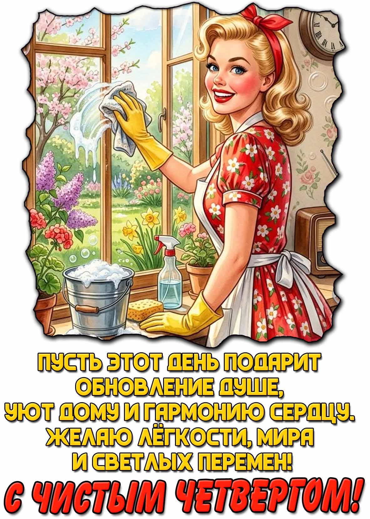 Картинка - поздравление с Чистым Четвергом