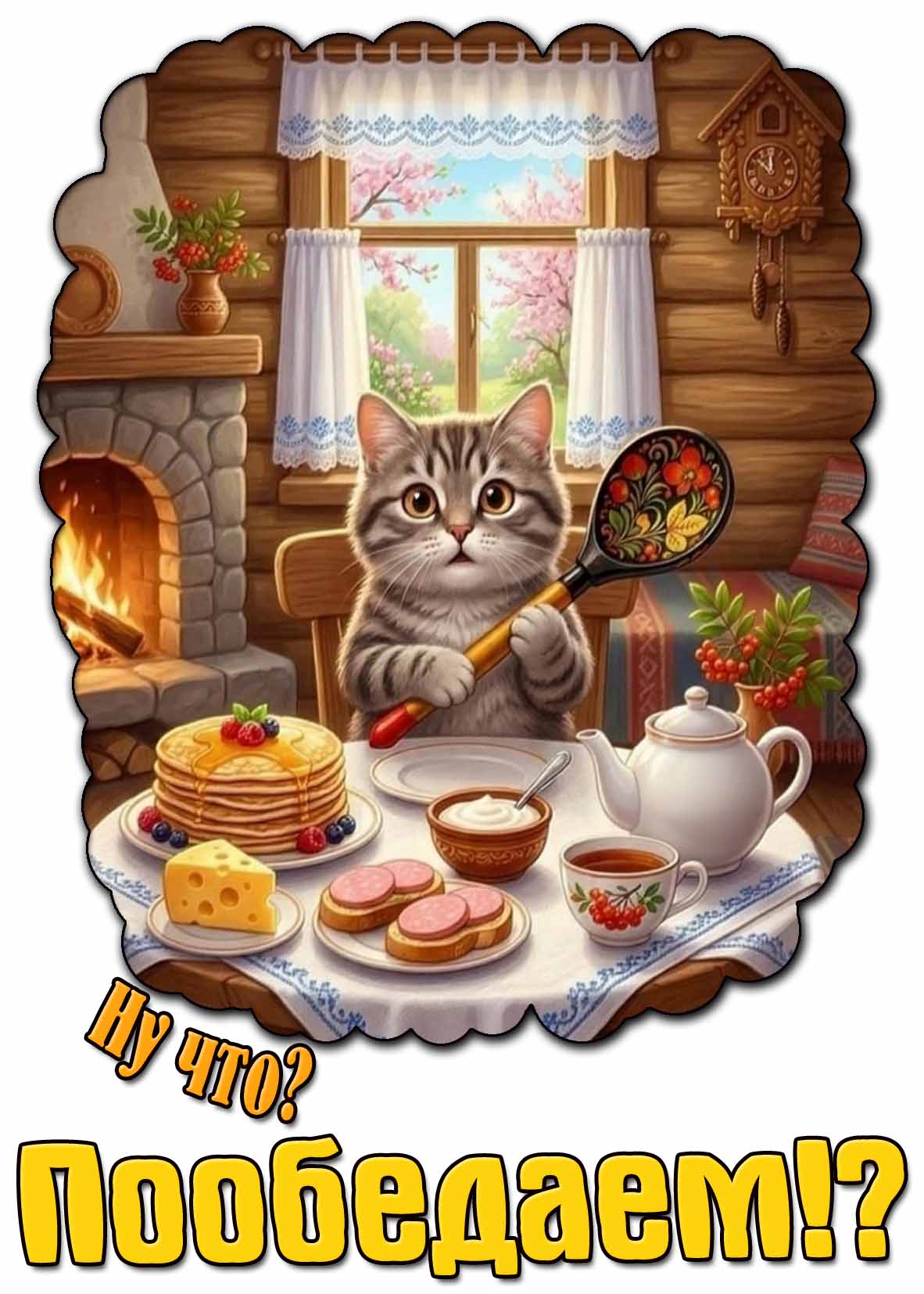 Прикольная картинка "Ну что? Пообедаем!?"